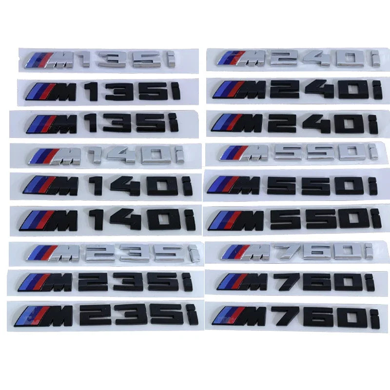 BMW Monogramme M135i M140i M235i M240i M550i M760i