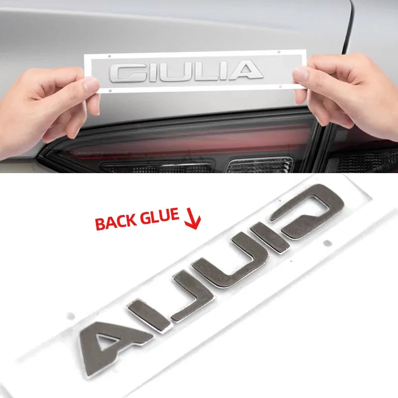 Monogramme Alfa Romeo Q2 Q4 Ti Veloce Giulia Stelvio