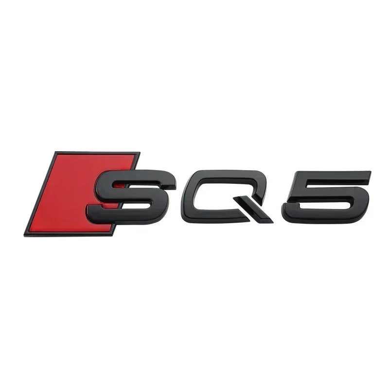 Monogramme Audi SQ3 SQ5 SQ7 RSQ3 RSQ7 NOIR/ARGENT
