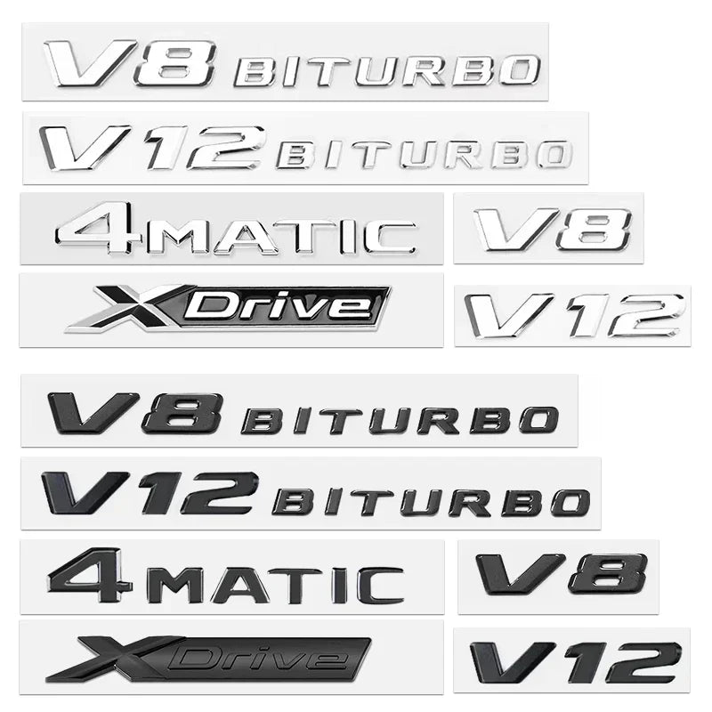 BMW Monogramme Xdrive 20d 30d 35d 40d 50d 20i 25i 30i
X1 X3 X4 X5 X6 X7