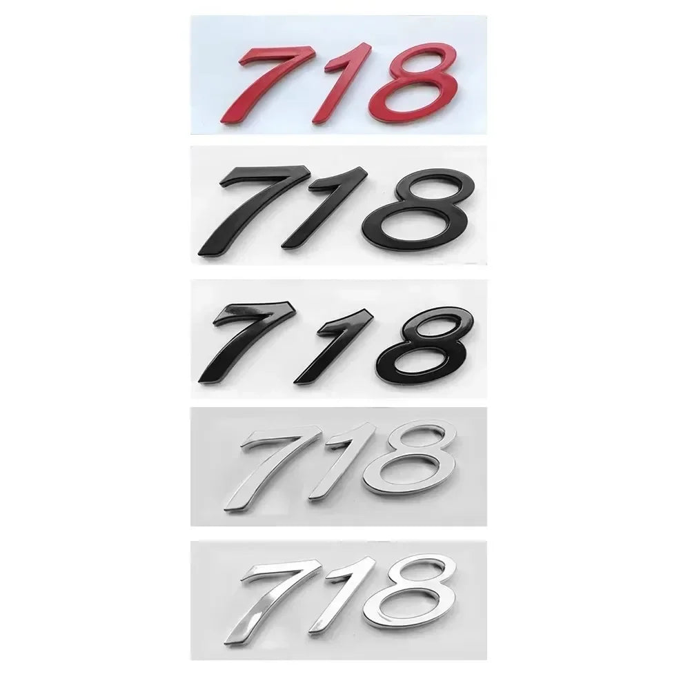 Porsche Monogramme 718/Cayman/Boxster/GTS/TURBO/Panamera/PORSCHE/4/SCarrera/911