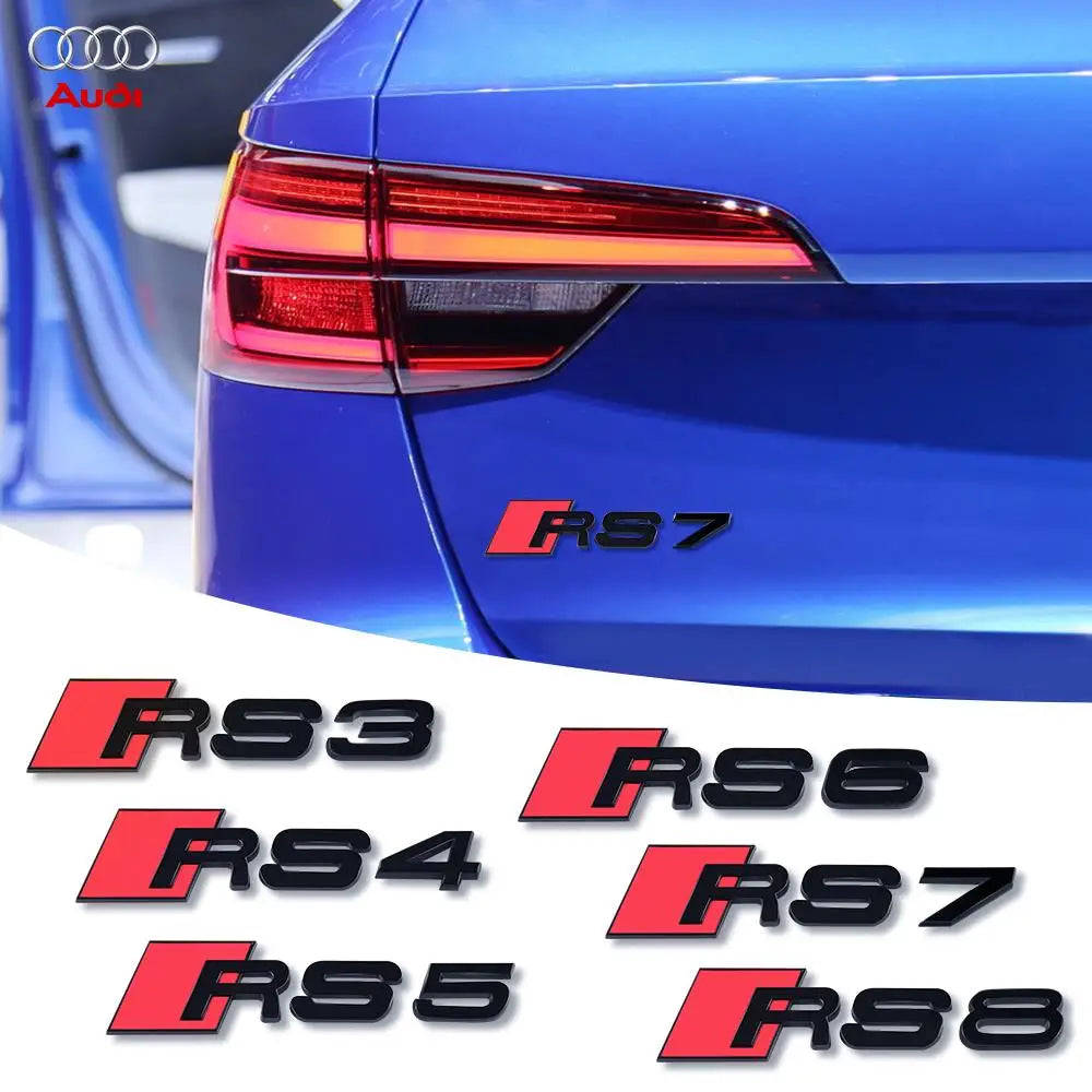Audi Monogramme RS3 RS4 RS5 RS6 RS7 RS8