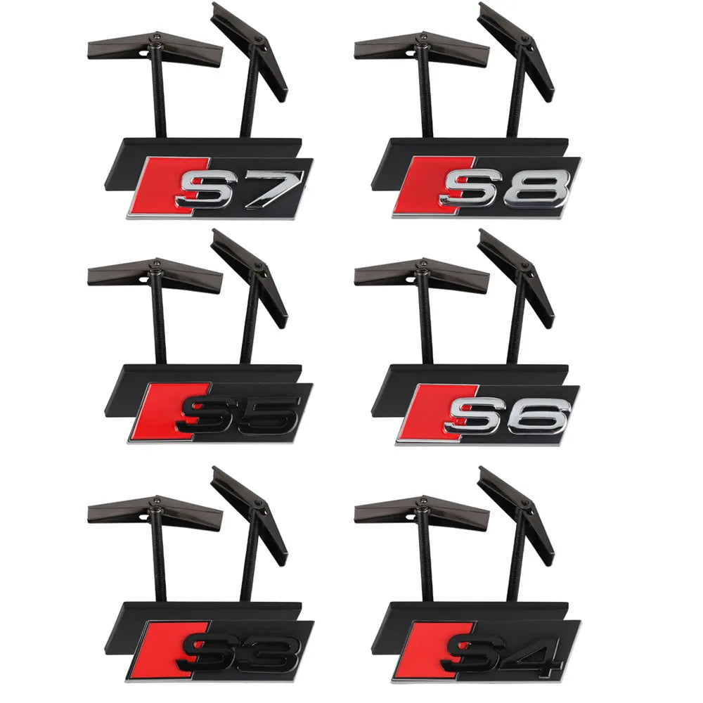 Monogramme calandre Audi S3 S4 S5 S6 S7 S8 RS3 RS4 RS5 RS6 RS7