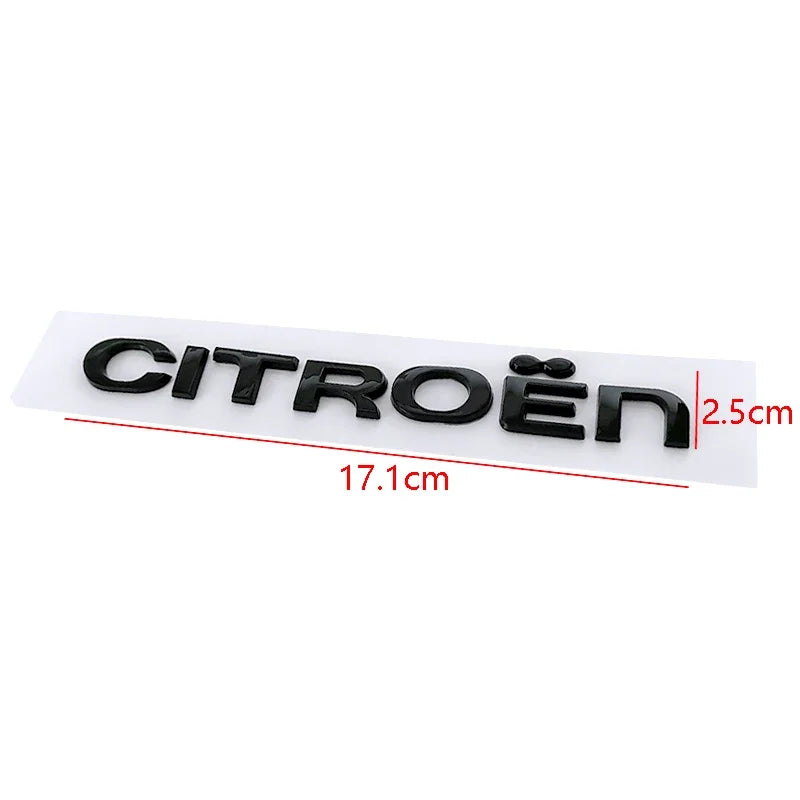 Monogramme Citroën C4 C3 C5 C1 DS3 DS5 DS4 Jumper Berlingo NOIR/ARGENT