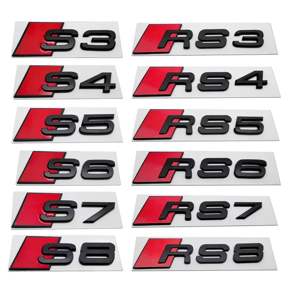 Monogramme Audi S3 S4 S5 S6 S7 S8 R8