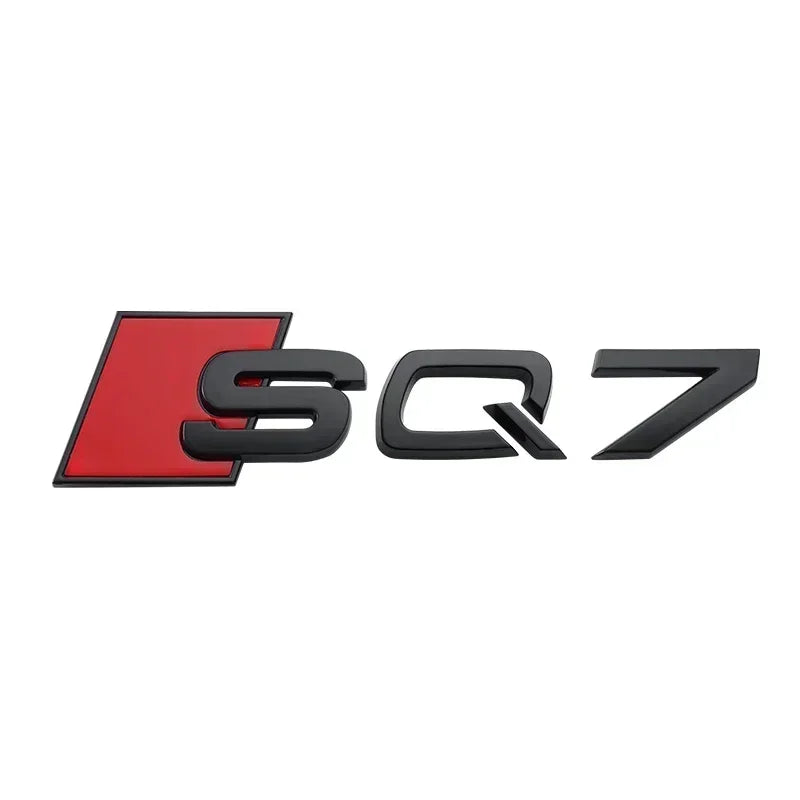 Monogramme Audi SQ3 SQ5 SQ7 RSQ3 RSQ7 NOIR/ARGENT