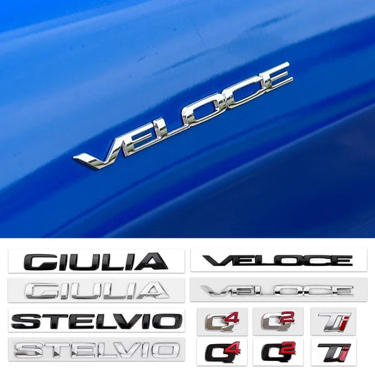 Monogramme Alfa Romeo Q2 Q4 Ti Veloce Giulia Stelvio
