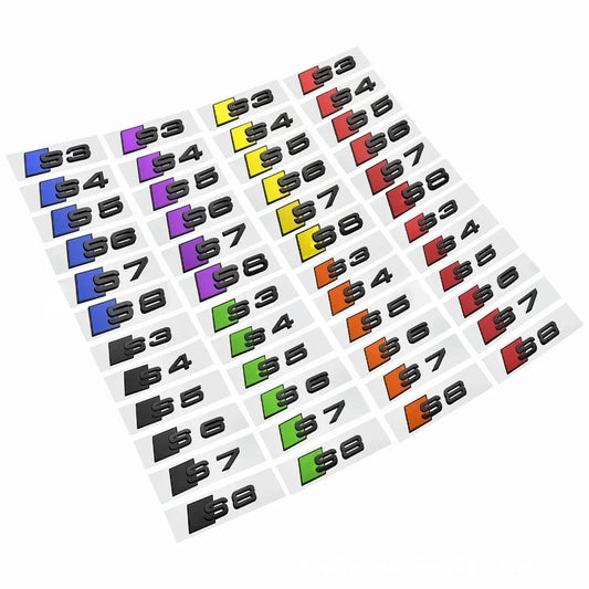 Monogramme Audi S3 S4 S5 S6 S7 S8 R8