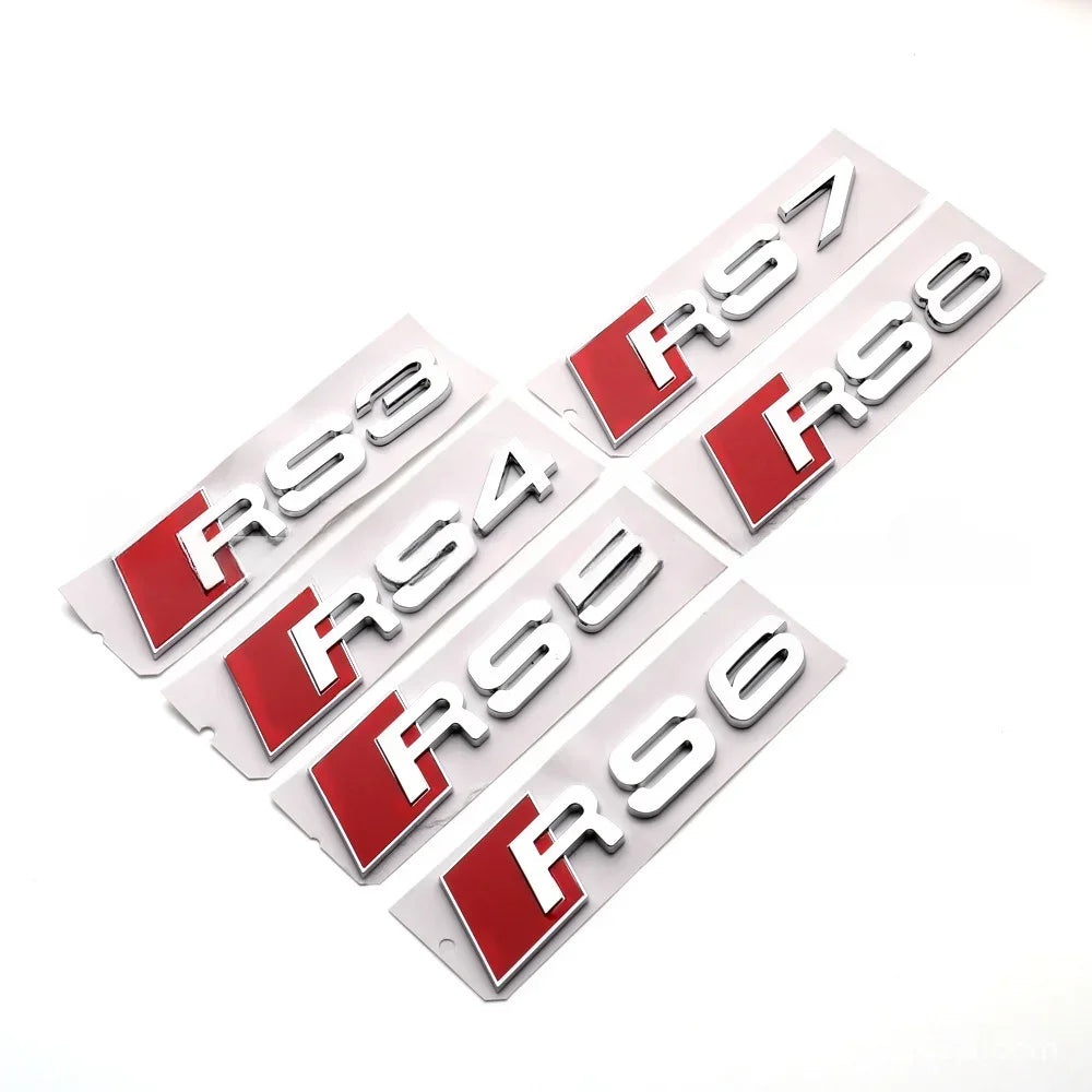 Monogramme Audi RS3 RS4 RS5 RS6 RS7 RS8