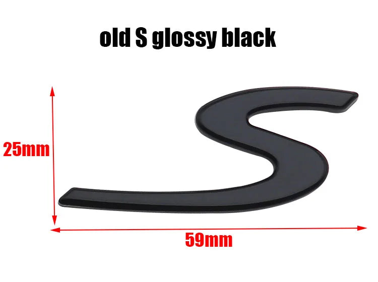 Porsche Monogramme "S" 993/996/997/991/BOXSTER/CAYMAN/HYBRID 2002-2022