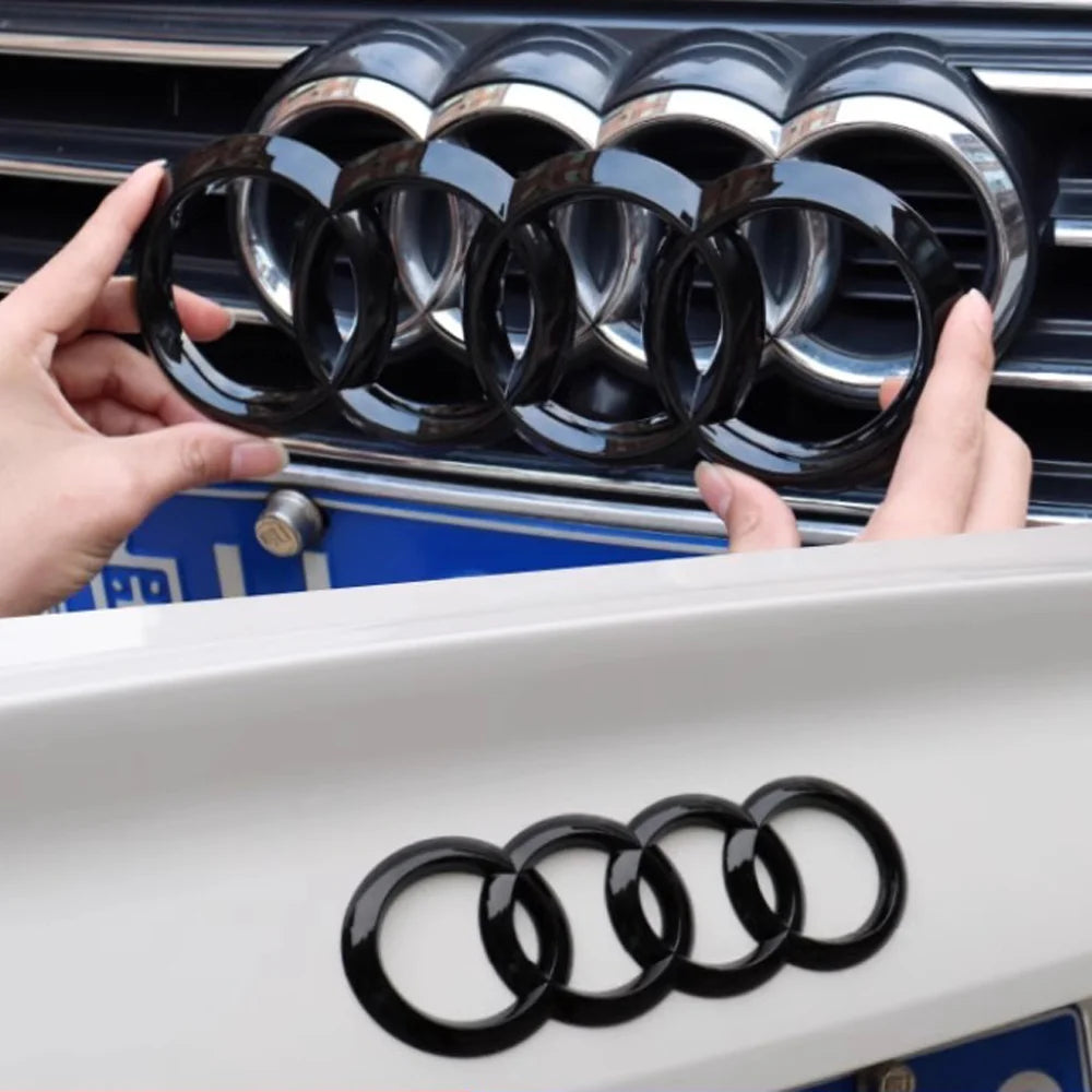 Logo 4 ANNEAUX Audi A1 A3 A4 A5 A6 A7 S3 S4 S5 S6 RS3 RS4 RS5 RS6 Q3 Q5 Q7