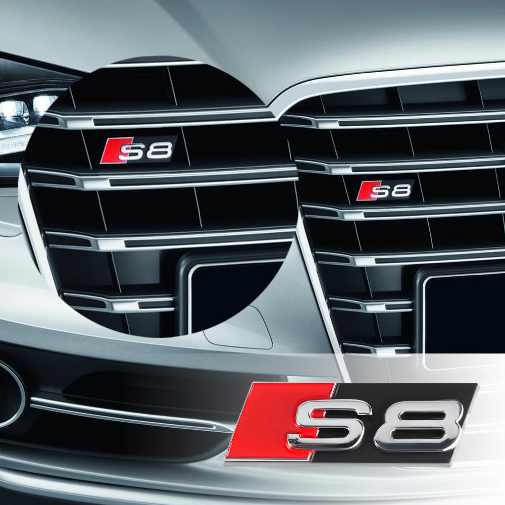 Monogramme calandre Audi S3 S4 S5 S6 S7 S8 RS3 RS4 RS5 RS6 RS7