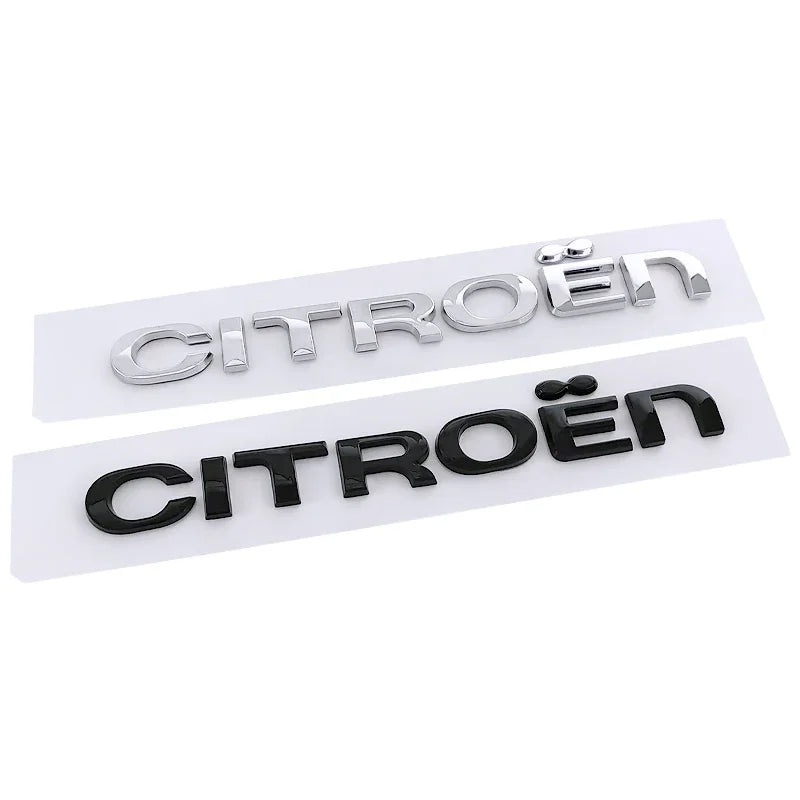 Monogramme Citroën C4 C3 C5 C1 DS3 DS5 DS4 Jumper Berlingo NOIR/ARGENT