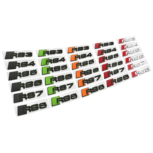 Monogramme Audi RS3 RS4 RS5 RS6 RS7 RS8