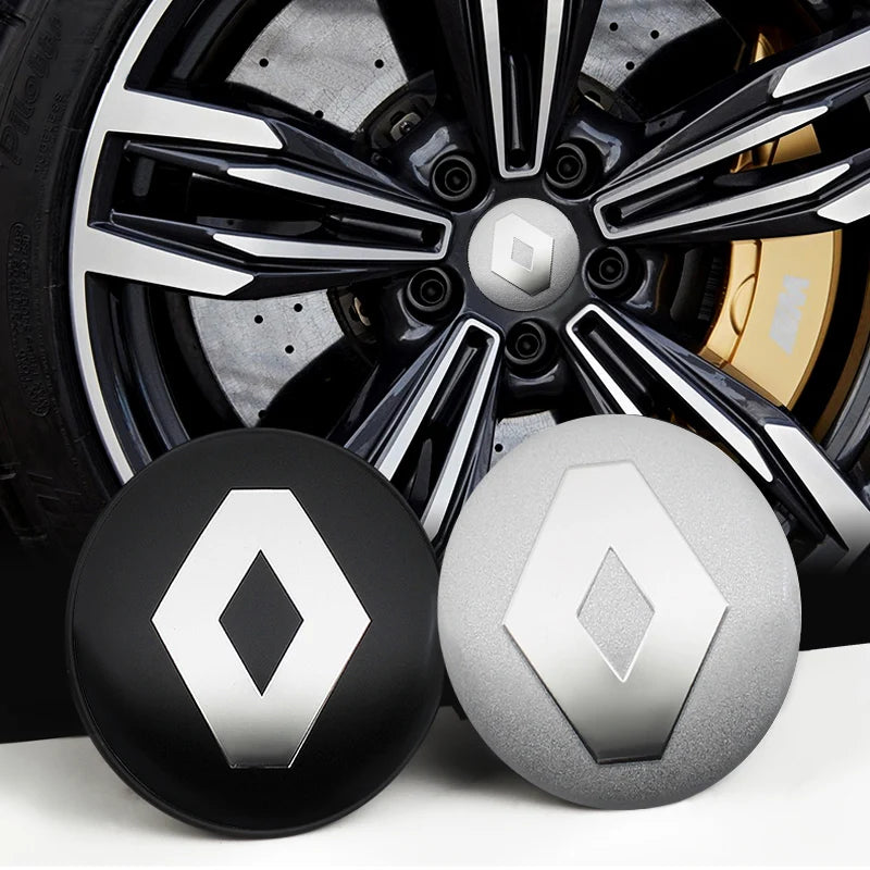 Centres de roues 4Pcs 56mm 60mm Renault Megane Clio 2 3 4 RS Grand Scenic Clio 4 Captur Duster