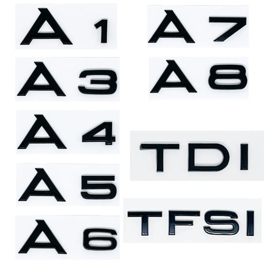 Audi Monogramme A1 A3 A4 A5 A6 A7 A8 TDI TFSI