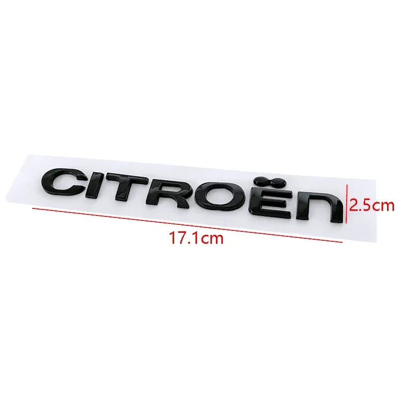 Monogramme Citroën C4 C3 C5 C1 DS3 DS5 DS4 Jumper Berlingo NOIR/ARGENT