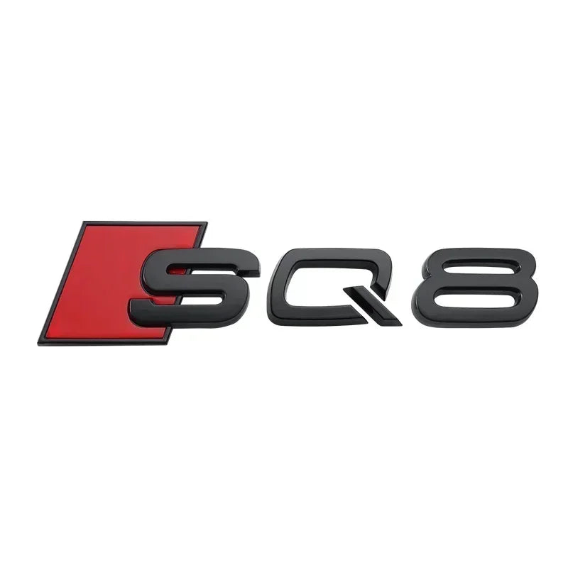Monogramme Audi SQ3 SQ5 SQ7 RSQ3 RSQ7 NOIR/ARGENT