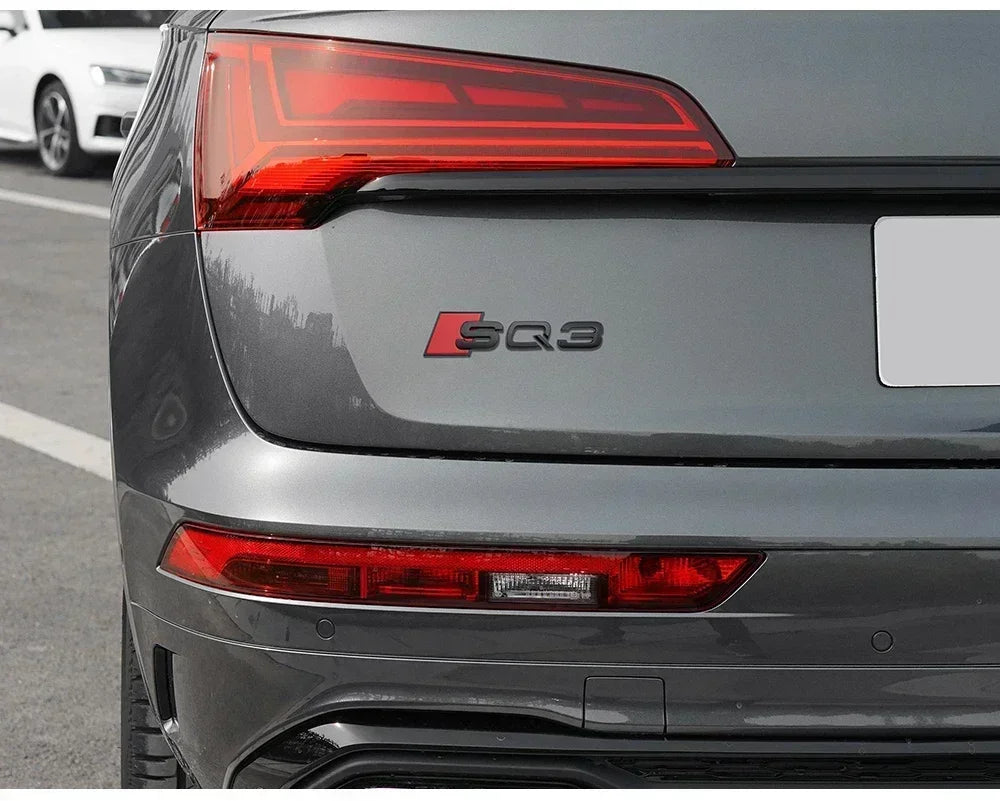 Monogramme Audi SQ3 SQ5 SQ7 RSQ3 RSQ7 NOIR/ARGENT
