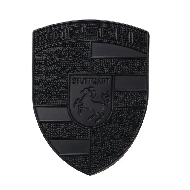 Logo de capot Porsche Panamera Cayman Macan Cayenne Boxster Carrera Taycan 911 718 918