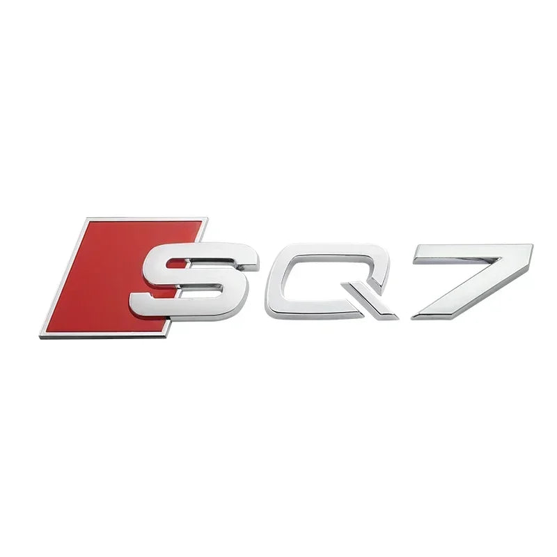 Monogramme Audi SQ3 SQ5 SQ7 RSQ3 RSQ7 NOIR/ARGENT