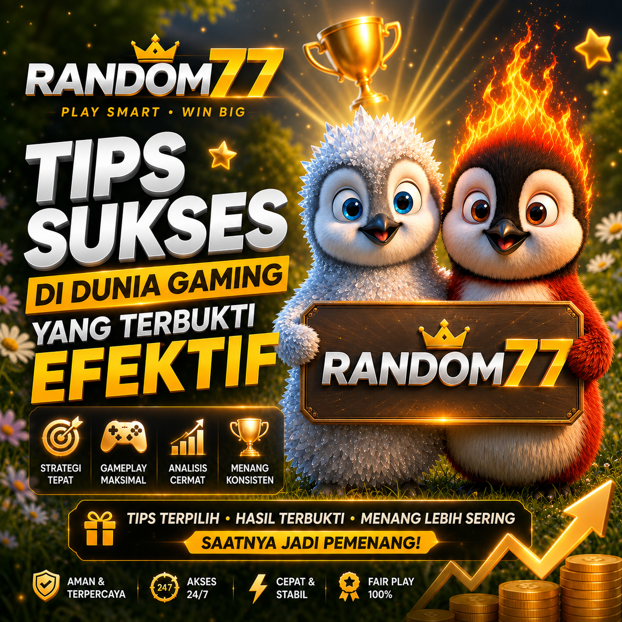 RANDOM77: Tips Sukses di Dunia Gaming yang Terbukti Efektif
